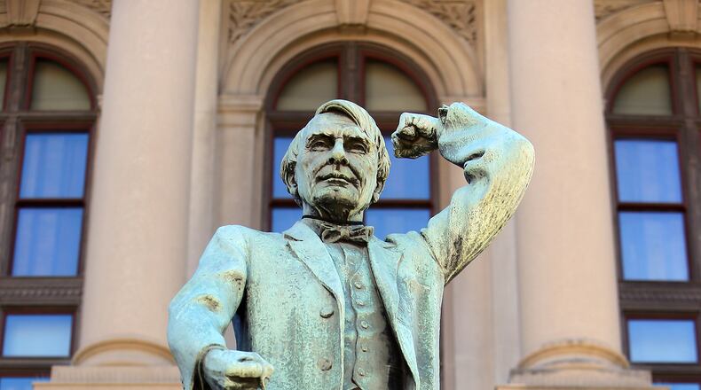 Georgia civil rights leaders have always found it uncomfortable leading rallies just beyond the outstretched arm of Tom Watson, a one-time populist turned fire-breathing white supremacist who vilified blacks, Catholics and Jews.