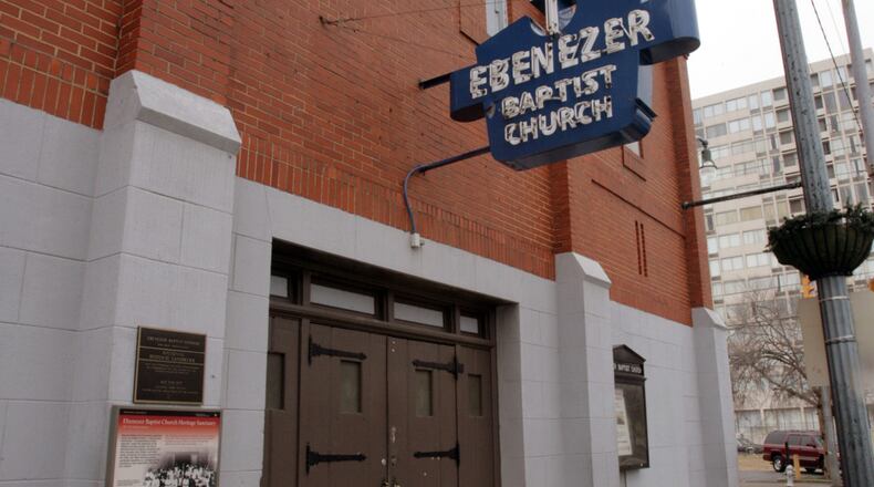 Ebenezer Baptist Church has twice been a target of racism in less than a week. Louie Favorite / AJC