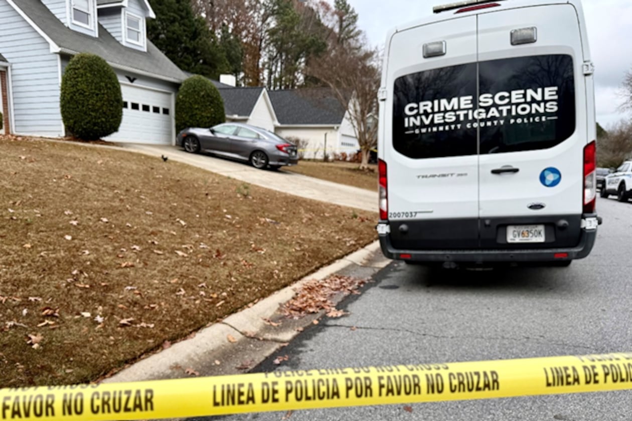 Gwinnett County police are investigating after two people were found dead inside a home Tuesday. (Courtesy of Gwinnett County Police Department)
