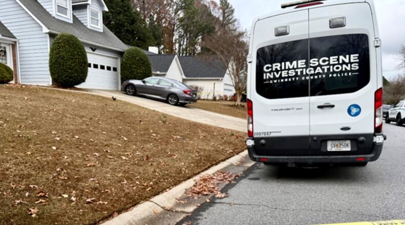 Gwinnett County police are investigating after two people were found dead inside a home Tuesday. (Courtesy of Gwinnett County Police Department)