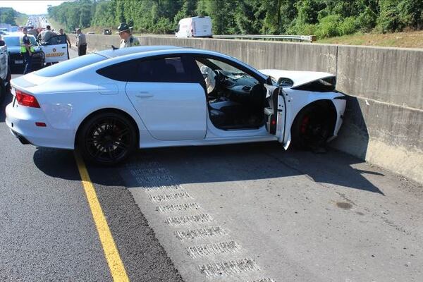 Both men were taken to the hospital with relatively minor injuries, authorities said.
