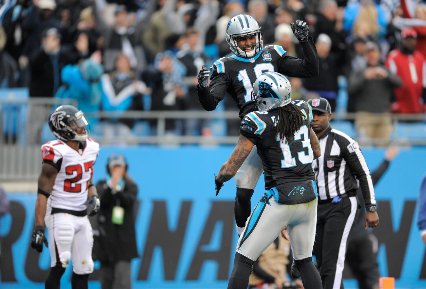 Falcons at Panthers football