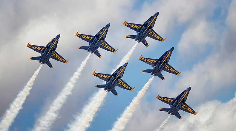 See the U.S. Navy Blue Angels, among many other high-flying performers, from Nov. 5-6 at Falcon Field in Peachtree City. (Courtesy of the U.S. Navy)