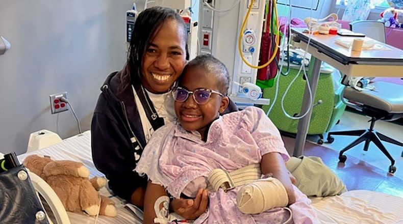 Natalya and Thelia Manhertz adjust to their new lives after Natalya experienced septic shock and had to have her hands and legs amputated. Courtesy of Manhertz family