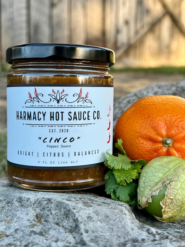 Harmacy hot sauce. (Courtesy of Homero Gonazalez)