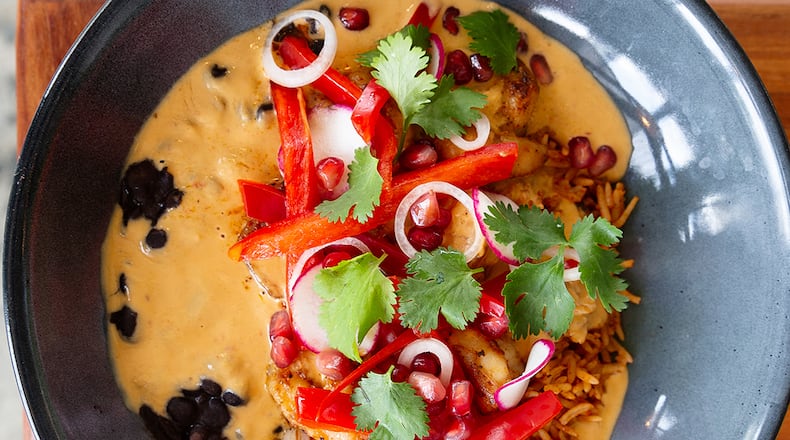 Gezzo’s Coconut Curry Rice Bowl. (Courtesy of Gezzo’s West Coast Burritos)