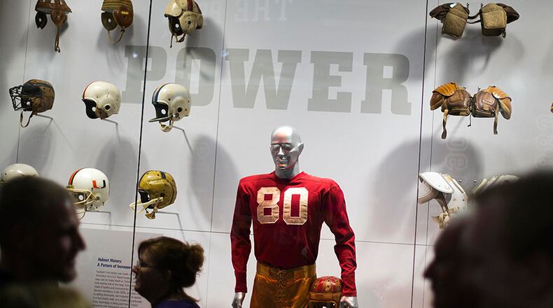 The new 94,000-square-foot College Football Hall of Fame in downtown Atlanta combines historical artifacts with modern interactive technology.