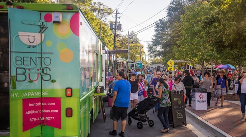 The growth of downtown Alpharetta and the opening of new restaurants in recent years has led to the permanent shutdown of the city’s Food Truck Alley event.. CITY OF ROSWELL via Facebook