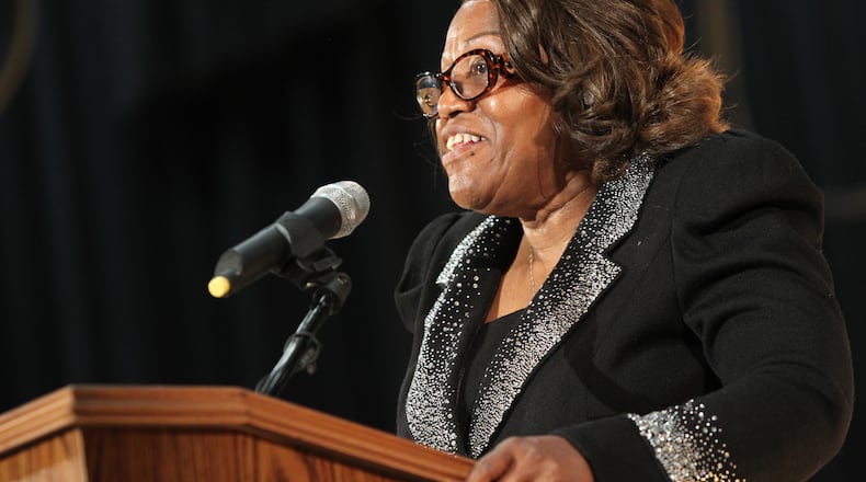 City Councilwoman Rosie Jackson said she was relieved the Fulton County district attorney had decided not to press charges after a colleague accused her of threatening her with a Taser. (HENRY TAYLOR / HENRY.TAYLOR@AJC.COM)