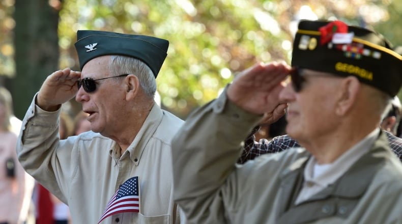 If you’re a veteran like these two in Marietta, you’re eligible for free dental care one day in Gwinnett and Cobb.