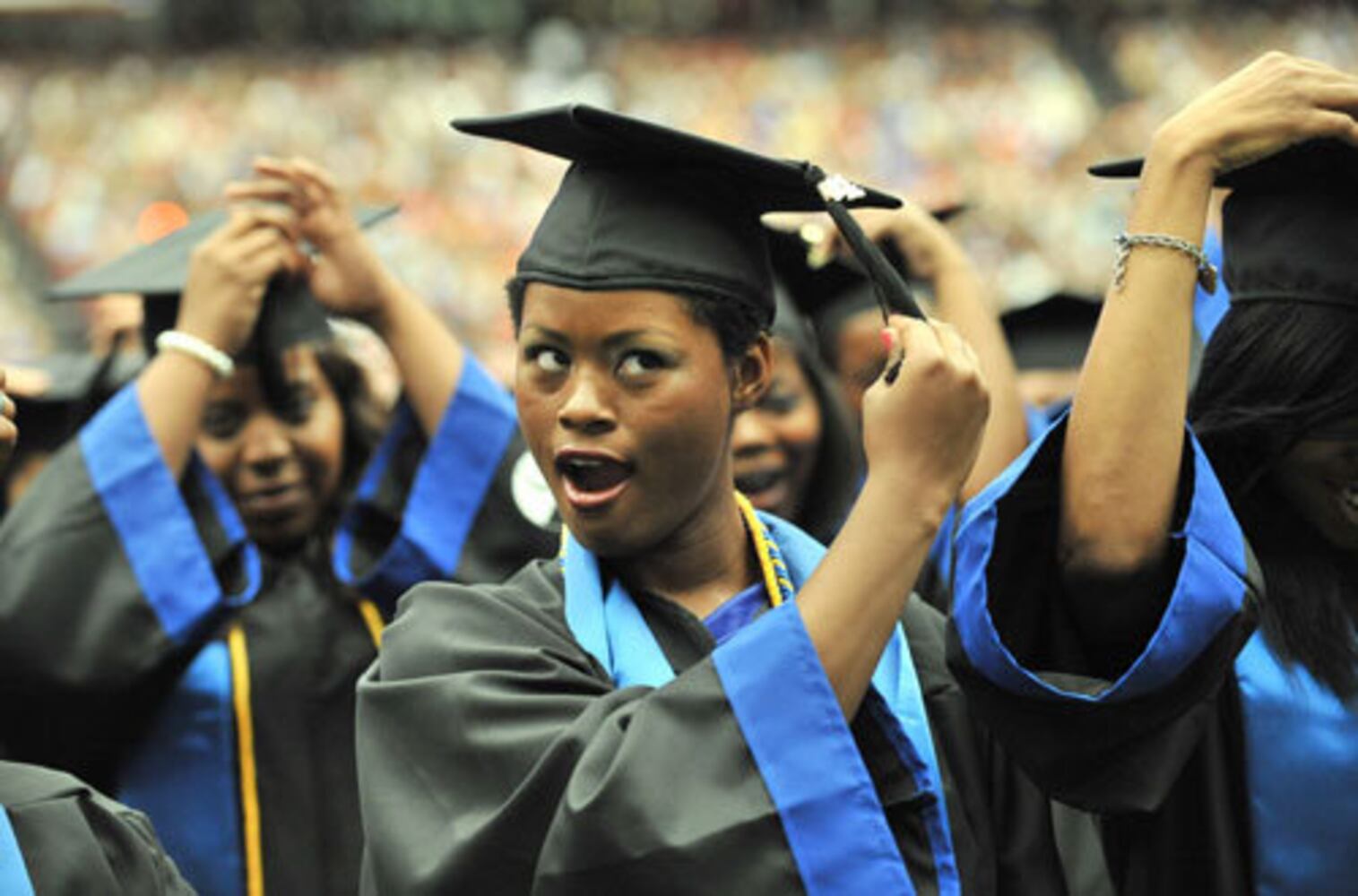 Jimmy Carter speaks at GSU commencement