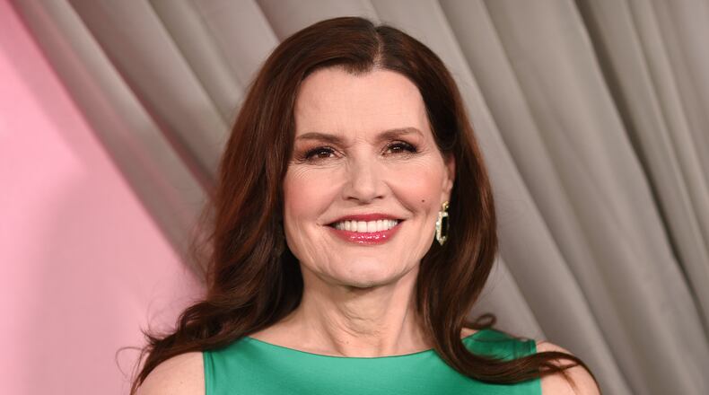 FILE - Geena Davis appears at the Fashion Trust U.S. Awards in Los Angeles on April 7, 2026. (Photo by Richard Shotwell/Invision/AP, File)