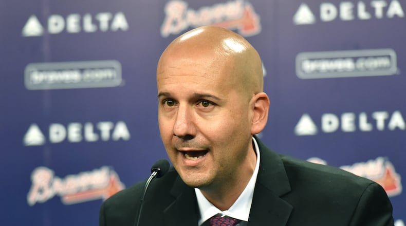 Braves general manager John Coppolella is asking fans what they think. Be careful what you wish for. (Hyosub Shin / hshin@AJC.com)