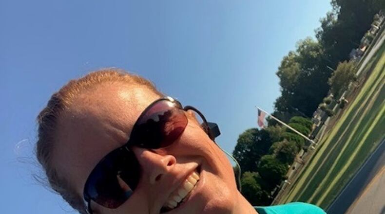Amber Sanchez of Bethlehem, won a spot on Team Cigna to run in the Marine Corps Marathon 10k in Washington, DC on Oct 27 by sharing the story of her grandma’s inspirational career in the Air Force, and her own fitness journey after the birth of her kids.