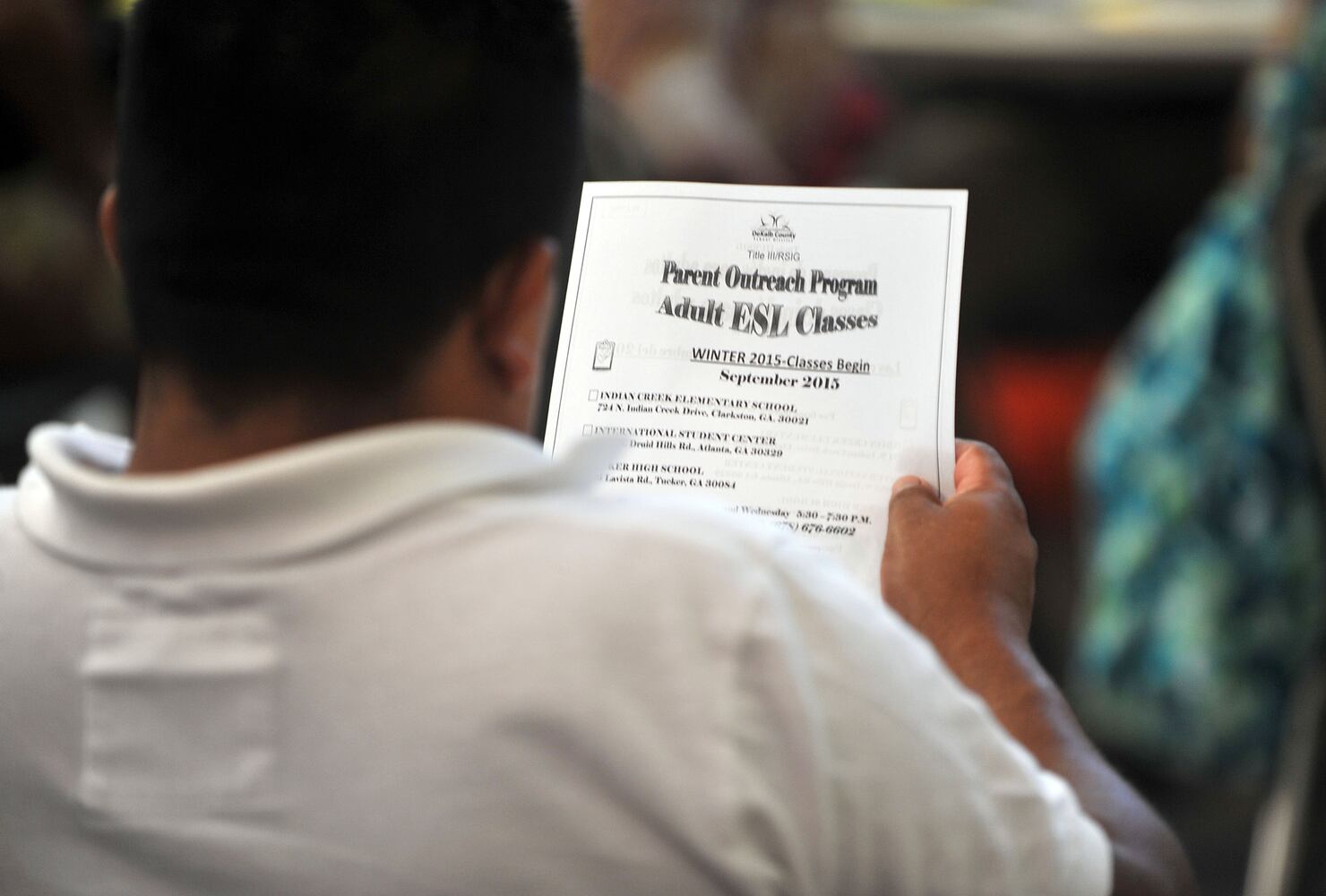 Registration day for DeKalb's international students