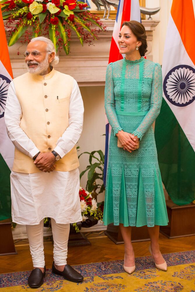Photos: Kate Middleton's fashion in India