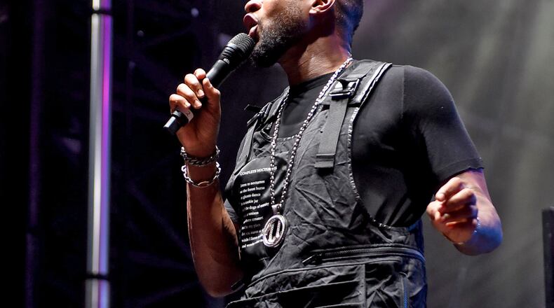 \Usher performs at One Musicfest in 2019. The Atlanta singer kicks off a Las Vegas residency in summer 2021. RYON HORNE/RHORNE@AJC.COM