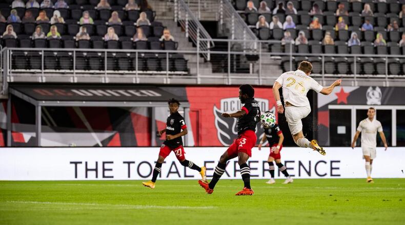 Atlanta United defeated D.C. United 4-0 on Saturday in MLS action.