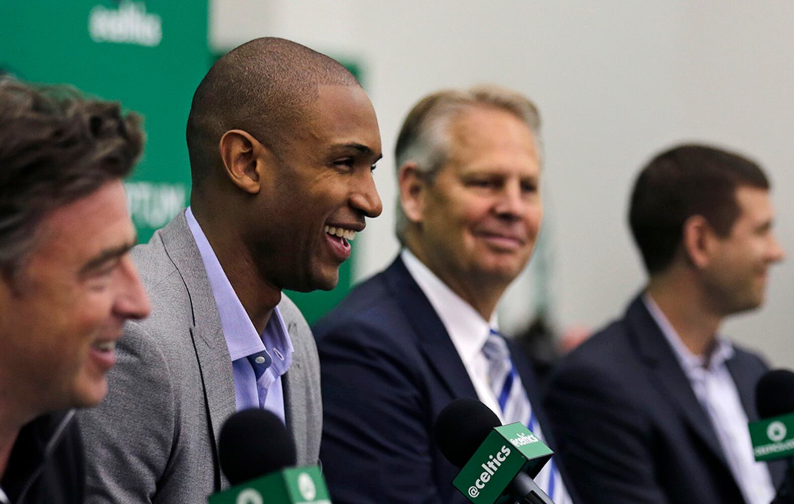 Al Horford introduced in Boston