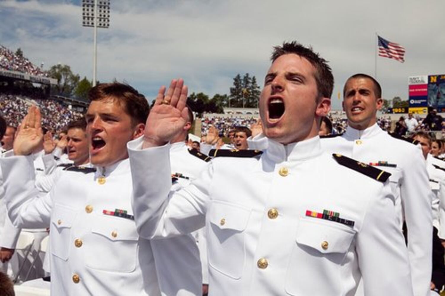 Obama at U.S. Naval Academy graduation
