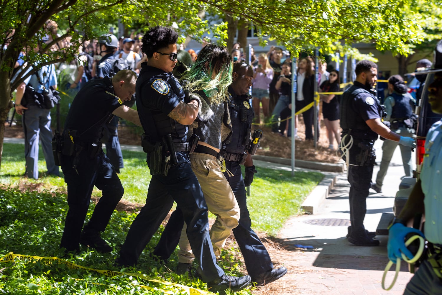Emory University Protesters and Encampment
