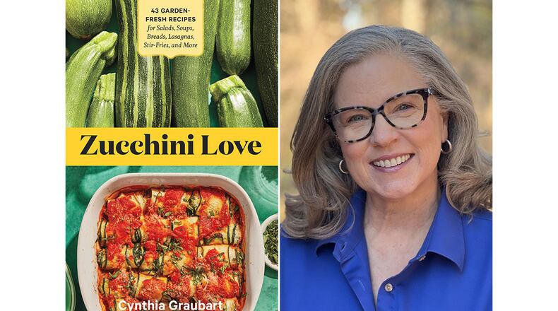 To prepare to write “Zucchini Love” (Storey, $14.99), Atlanta cookbook author Cynthia Graubart hauled 5 to 10 pounds of zucchini from the supermarket each week for about six months. “I love how zucchini is a switch-hitter — it plays on both the sweet and the savory sides of the menu,” she says. (Courtesy of Joseph Keller and Dani Vincek)