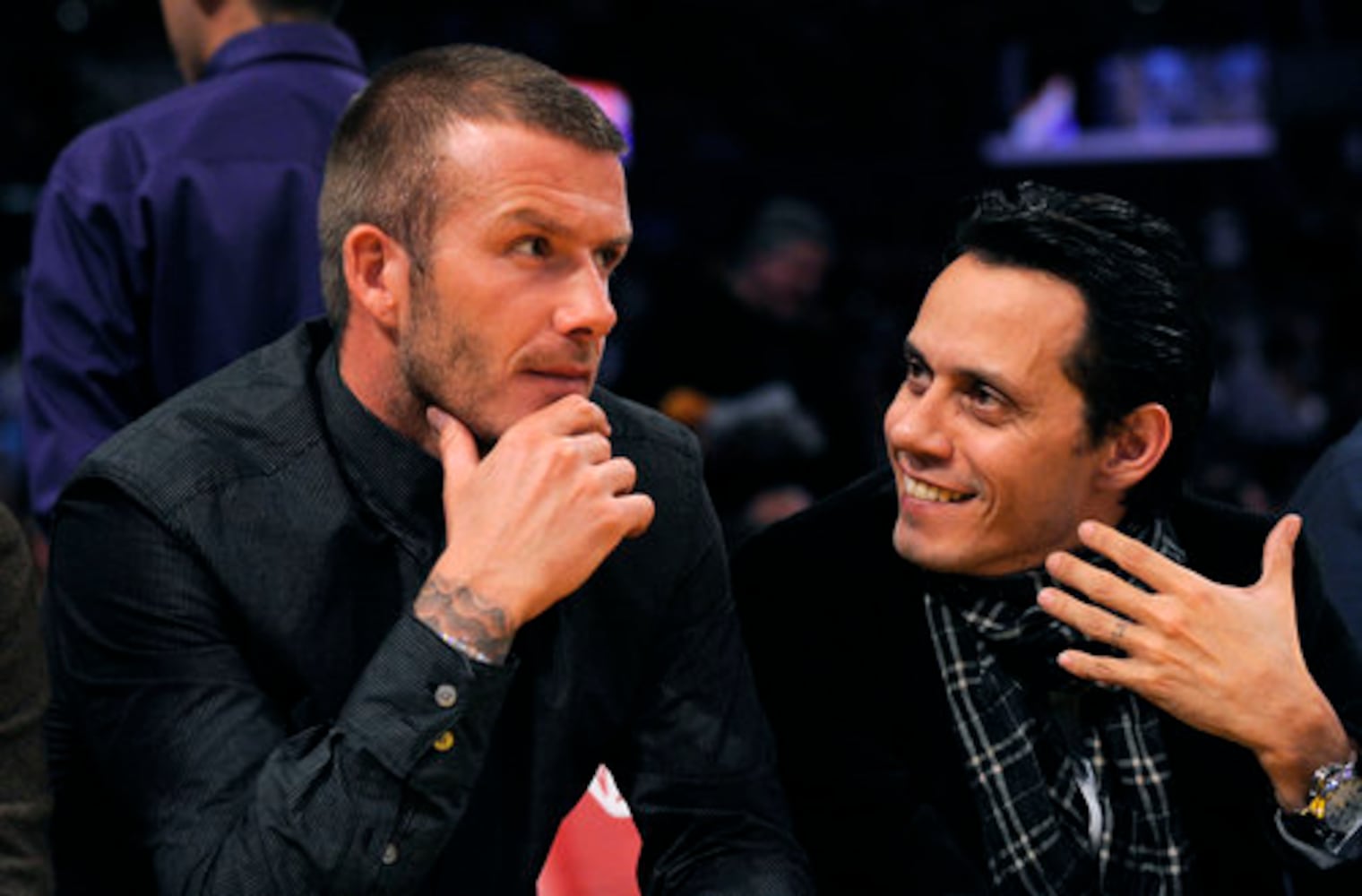 Celebrities watch Los Angeles Lakers vs. Clippers