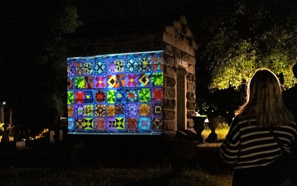 Oakland Cemetery will get an evening glow up this April for "Illumine," a return of an inspiring light and art site-specific installation curated by Cat Eye Creative.