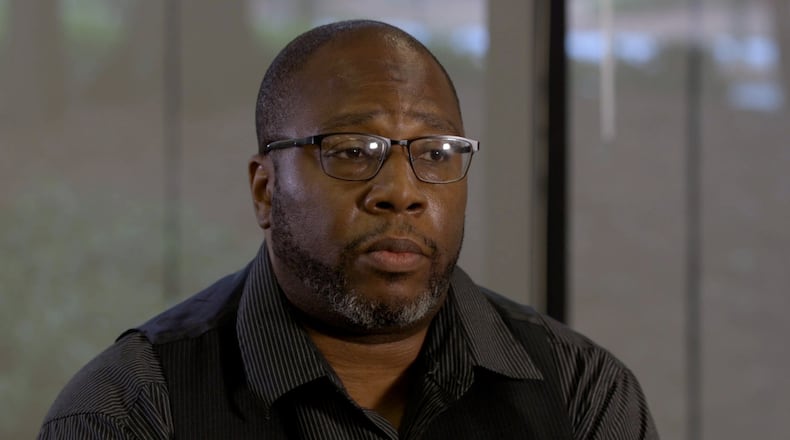 Keith Sylvester was arrested and accused of strangling his mother and stepfather before setting their northwest Atlanta house on fire in July 2018. He was released from jail after new evidence proved his innocence. Credit: Ryon Horne