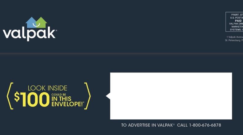 Valpak $100 Instant Win (PRNewsfoto/Valpak)
