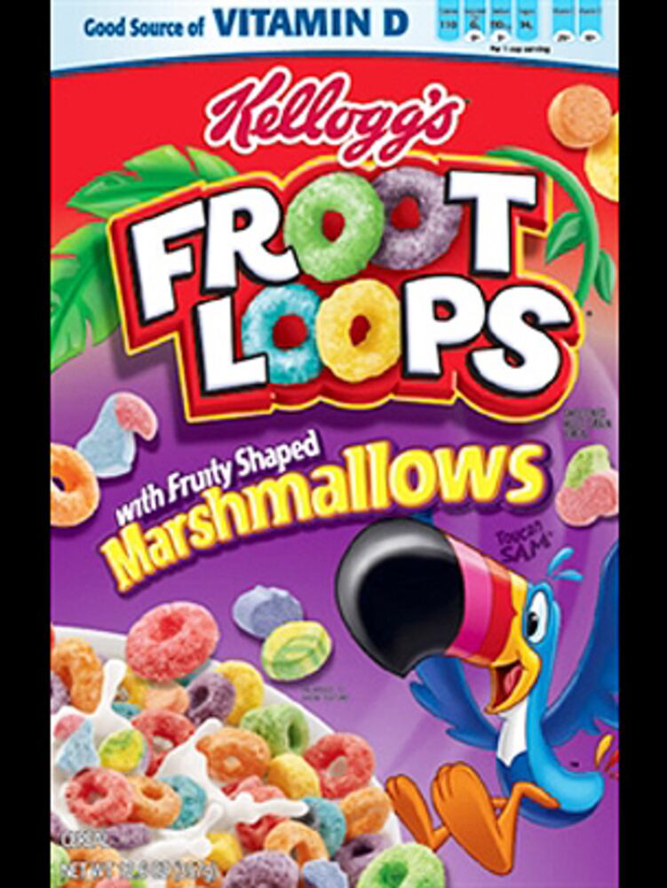 #3 - Kellogg's Froot Loops Marshmallow: 48.3% sugar by weight (According to Environmental Working Group's study of children's cereals)