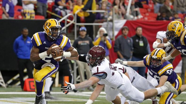 Georgia Tech freshman quarterback James Graham led Fitzgerald High to the Class AA state finals as a sophomore and junior. (Jason Getz/Special to the AJC)