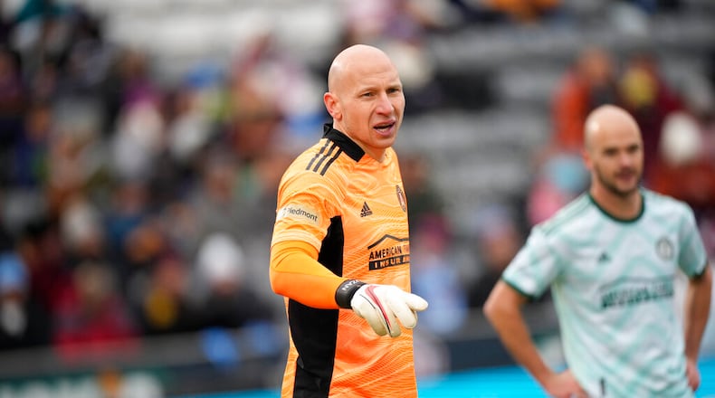 Atlanta United goalkeeper Brad Guzan. AP file photo