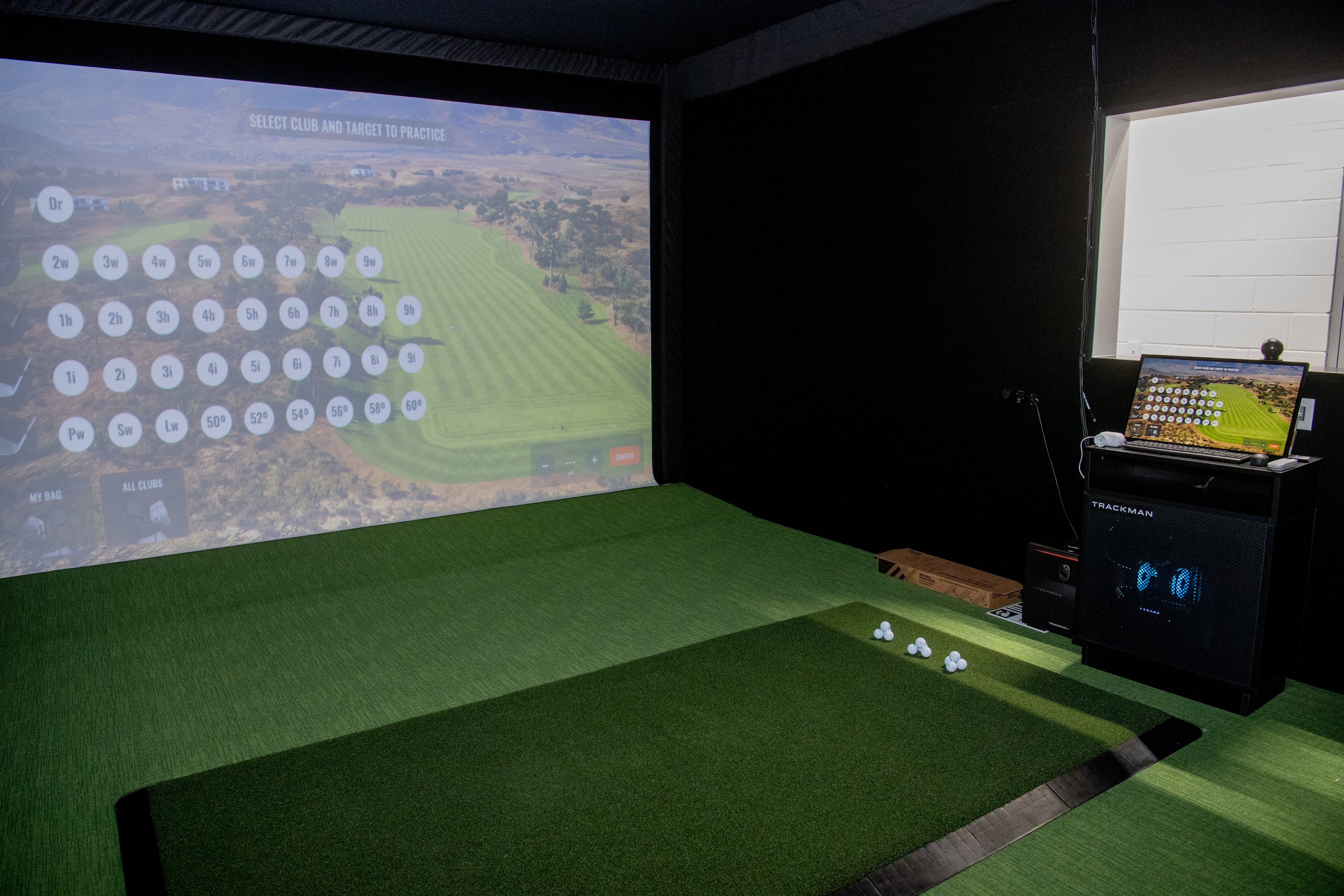 The new indoor practice facility at Morehouse features a state-of-the-art simulator. (Kate Awtrey-King for the AJC)
