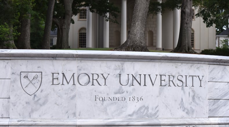 Emory University filed a petition to join the City of Atlanta in June. HYOSUB SHIN / HSHIN@AJC.COM