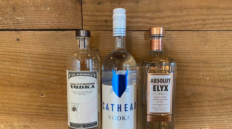 Vodka is the top-selling spirit in the U.S. Smirnoff and Tito's are the most popular vodka labels, but, for a change, try vodkas from Cathead, St. George and Elyx, the luxury brand from Absolut. Krista Slater for The Atlanta Journal-Constitution