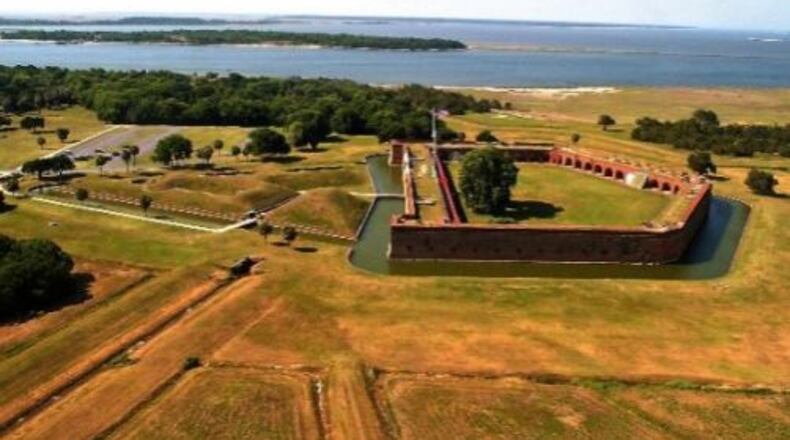 Fort Pulaski National Monument has issued a warning about an alligator. (Credit: Savannah Morning News)