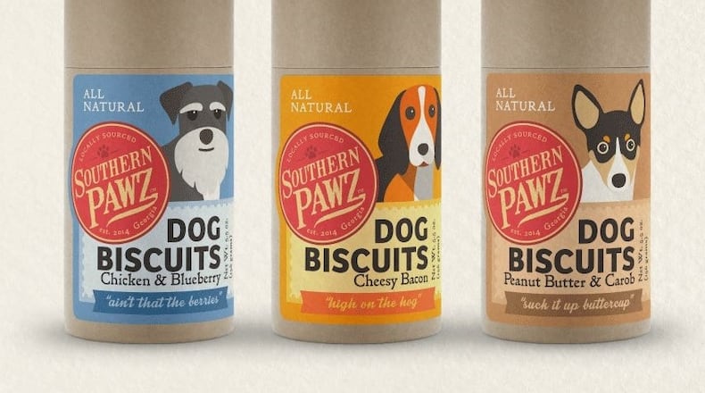 Chicken and blueberry treats from Southern Pawz