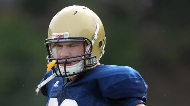 Georgia Tech defensive tackle Adam Gotsis has high hopes and expectations for his fellow linemen. He said of freshman end KeShun Freeman, "I can definitely see him making plays this year." (Johnny Crawford/AJC)