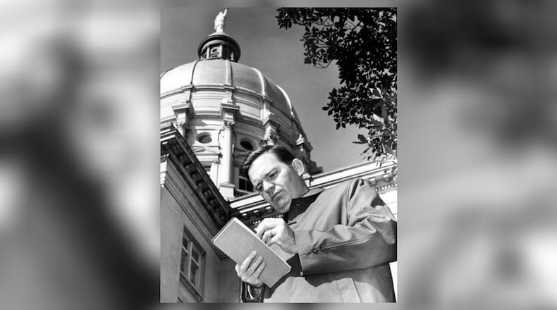 A young Bill Shipp: The newspapers' political editor jointed the reporting staff of The Atlanta Constitution in 1956. (Billy Downs/AJC staff) 1956