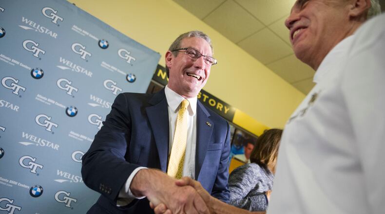 Georgia Tech athletic director Todd Stansbury could be a part of the College Football Playoff selection committee starting next season. (AP Photo/John Amis)