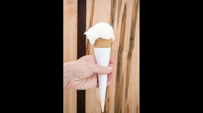 Vanilla bean gelato from Cremalosa.