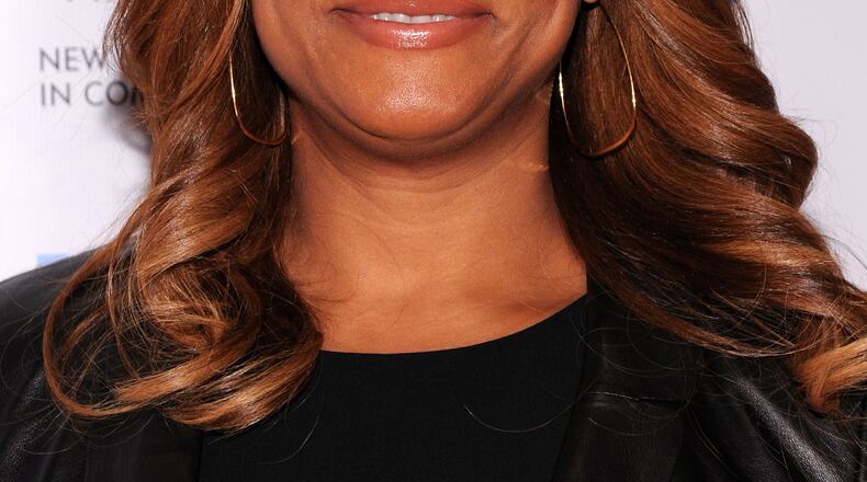 NEW YORK, NY - APRIL 28: TV personality Queen Latifah attends the 2014 Matrix Awards at The Waldorf=Astoria on April 28, 2014 in New York City. (Photo by Ilya S. Savenok/Getty Images) Queen Latifah is in Atlanta right now shooting an HBO film "Bessie." CREDIT: Getty Images