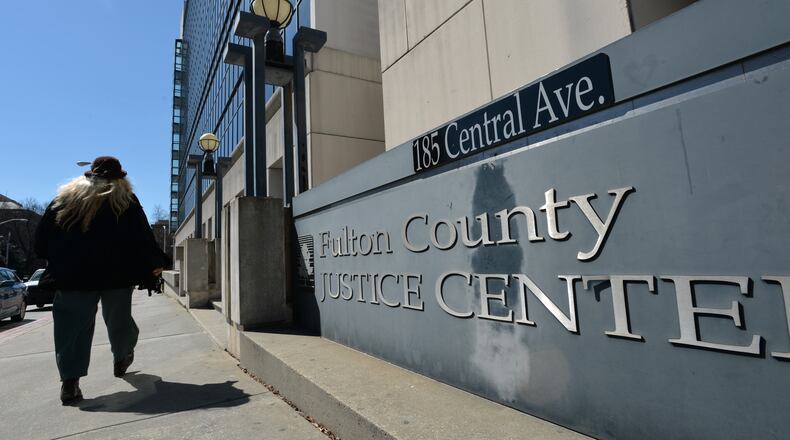 February 29, 2014 Atlanta - Picture shows The Fulton County Justice Center in downtown Atlanta on Friday, February 29, 2014. Fulton County will spent $1.3 million this year on critical repairs needed at its leaky, moldy Government Center downtown. But neglect of other county facilities already has cost Fulton taxpayers more than $400,000 in emergency repairs over the last year, an Atlanta Journal-Constitution investigation shows. The money paid for quick fixes to leaks, mold, rodents and other problems at the Fulton County Justice Center and other facilities. Because they were approved to address emergencies, all of the contracts were awarded without competition. HYOSUB SHIN / HSHIN@AJC.COM