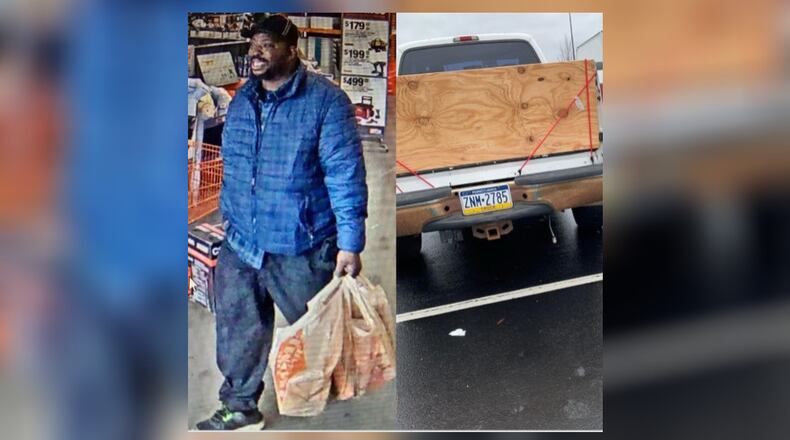 Sandy Springs police are looking for this man they allege shoplifted the Home Depot at 6400 Peachtree Dunwoody Road.