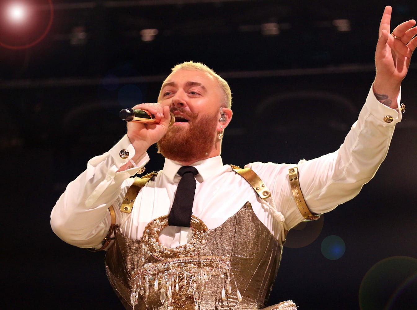 Sam Smith brought his GLORIA tour to Gas South Arena on Friday, July 28, 2023, with Jessie Reyez opening.
Robb Cohen for the Atlanta Journal-Constitution