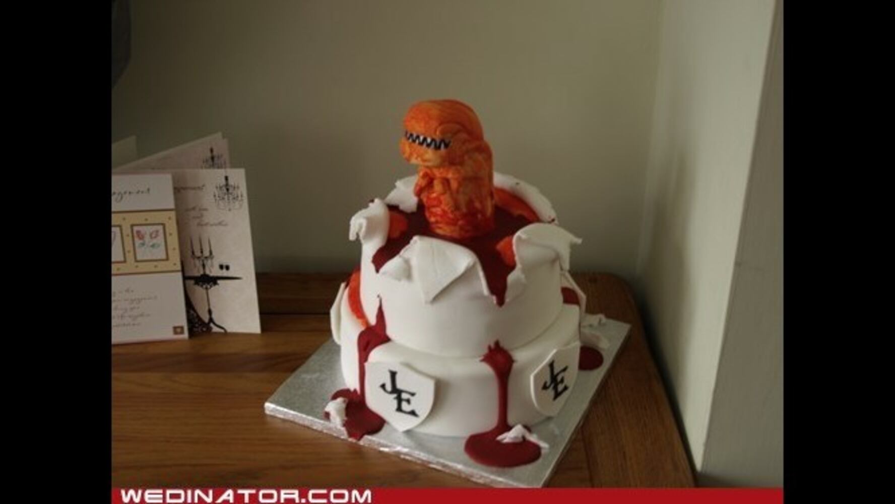 Funny, odd wedding cakes