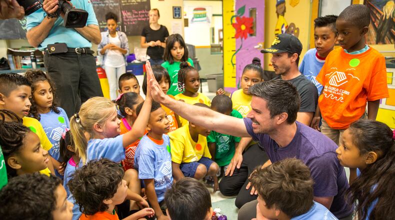 The Ladd Brothers conduct workshops at the Boys & Girls Clubs of Atlanta. Image courtesy of SCAD.