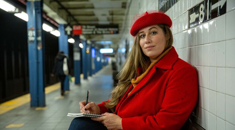 Sarah Nisbett wrote "Drawn on the Way" to help people connect with the world around them through art.
Photo by Eian Kantor