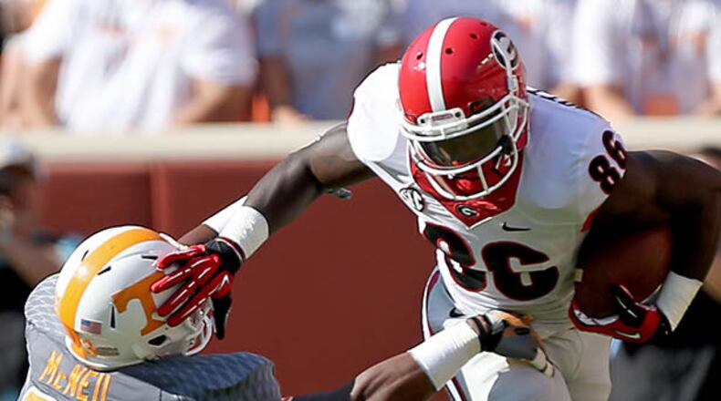 Georgia receiver Justin Scott-Wesley will be sidelined for the fourth consecutive week as part of what’s thought to be a disciplinary suspension.